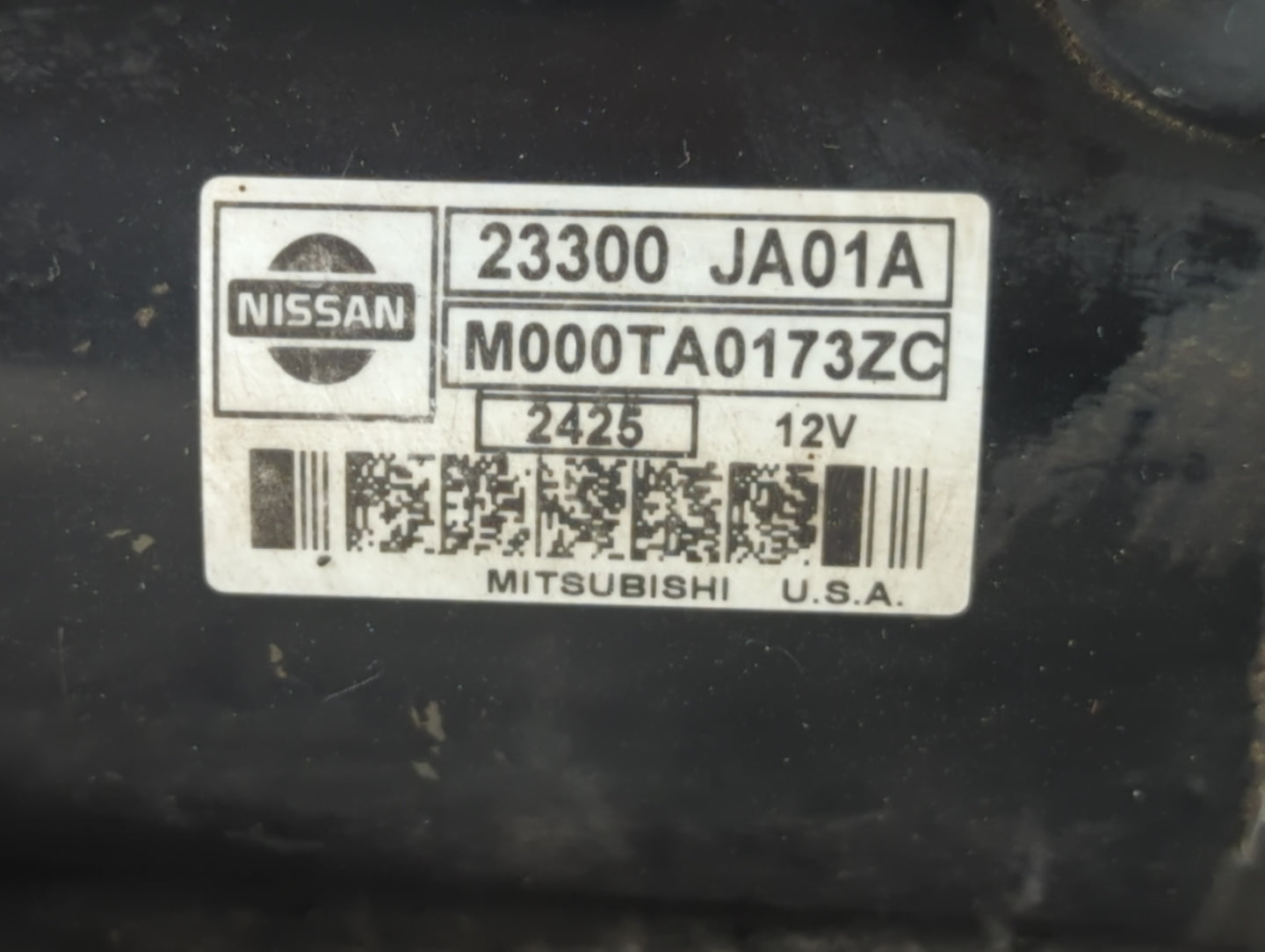 2007-2013 Nissan Altima Car Starter Motor Solenoid OEM P/N:23300 JA01A Fits Fits 2007 2008 2009 2010 2011 2012 2013 OEM Used