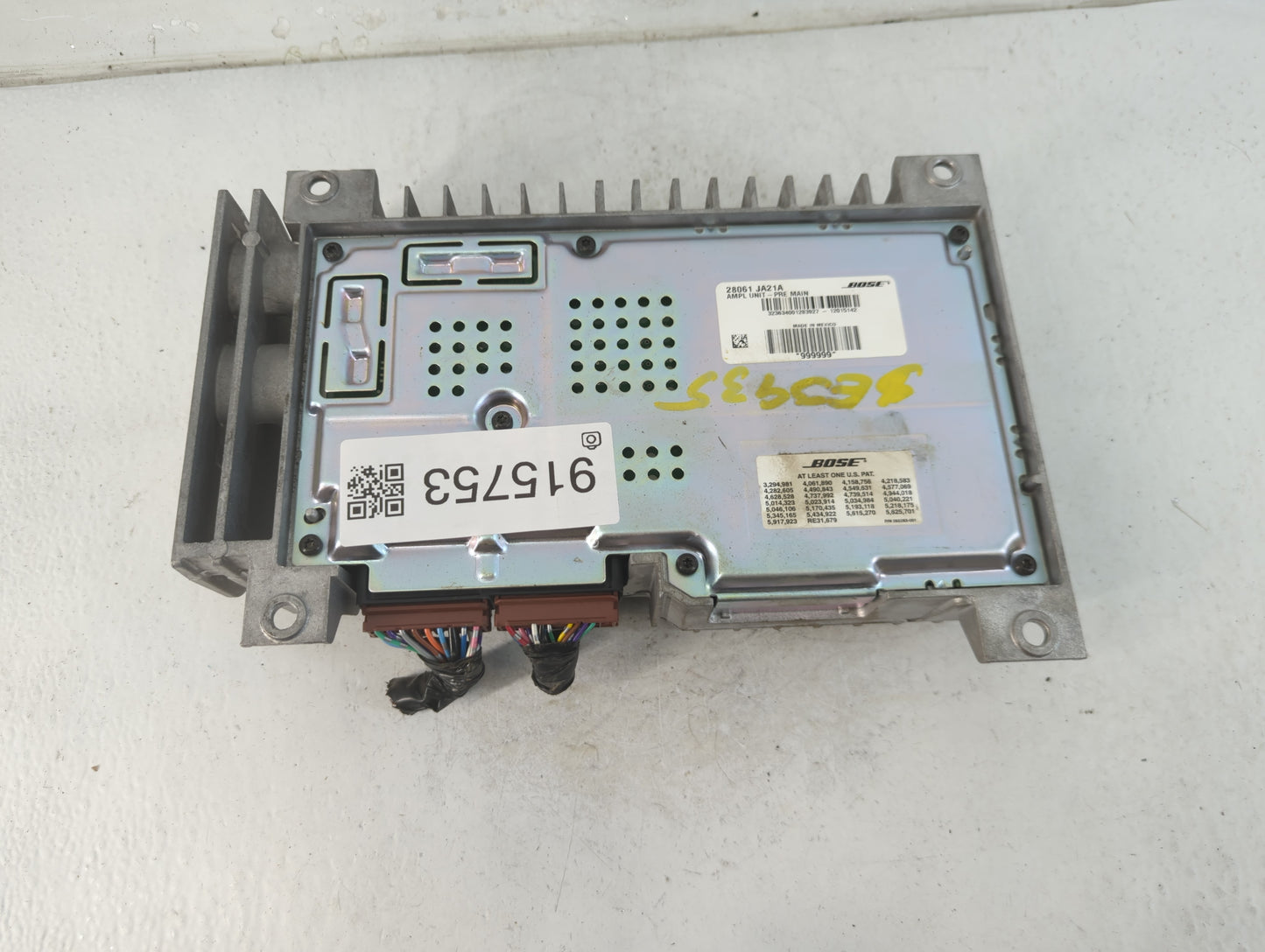 2010-2012 Nissan Altima Radio AM FM Cd Player Receiver Replacement P/N:28061 JA21A Fits Fits 2010 2011 2012 OEM Used Auto Pa