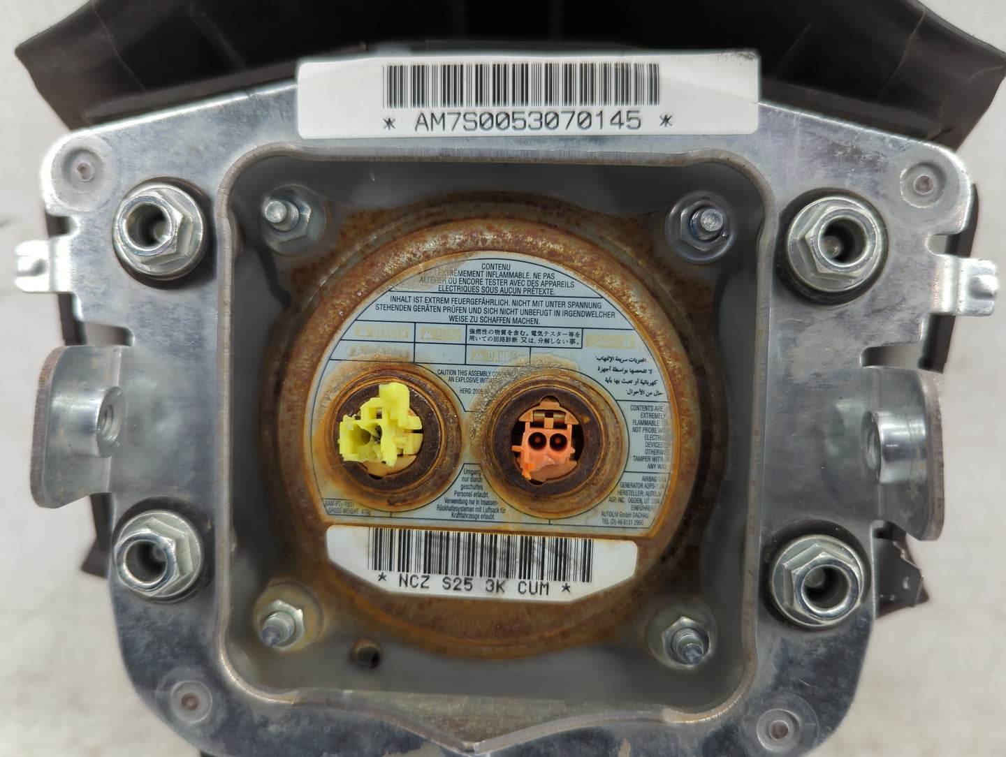 2008-2012 Nissan Armada Air Bag Driver Left Steering Wheel Mounted P/N:98510-ZQ08B Fits Fits 2008 2009 2010 2011 2012 OEM Us
