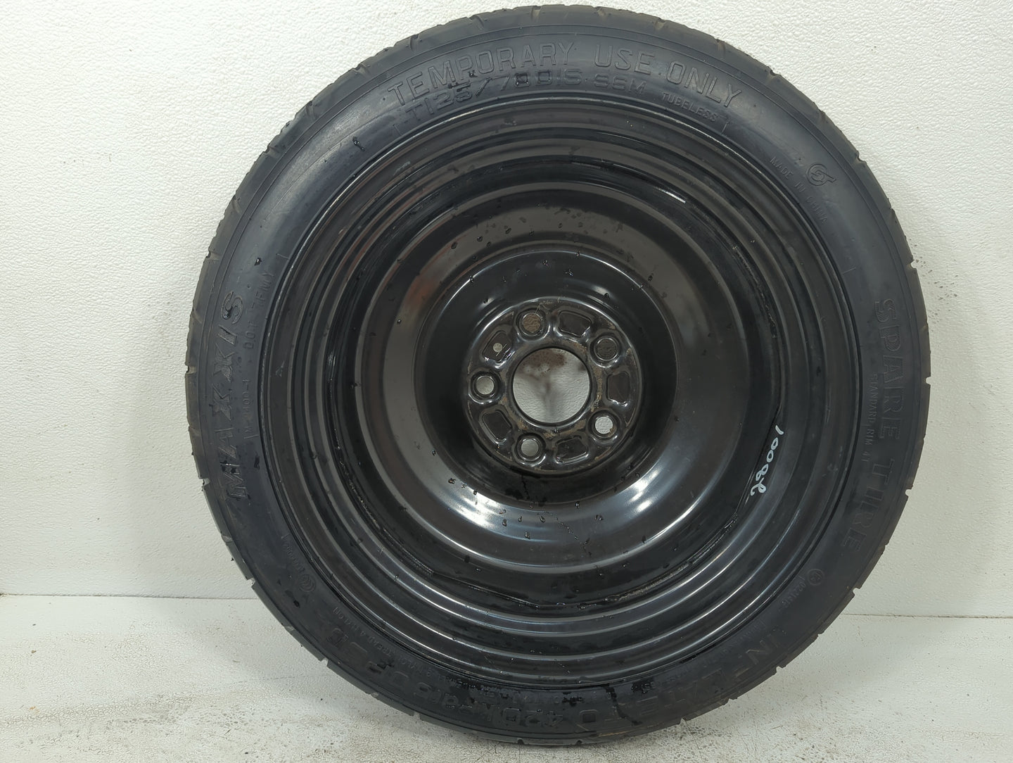 2012 Nissan Azera Spare Donut Tire Wheel Rim Oem - Oemusedautoparts1.com