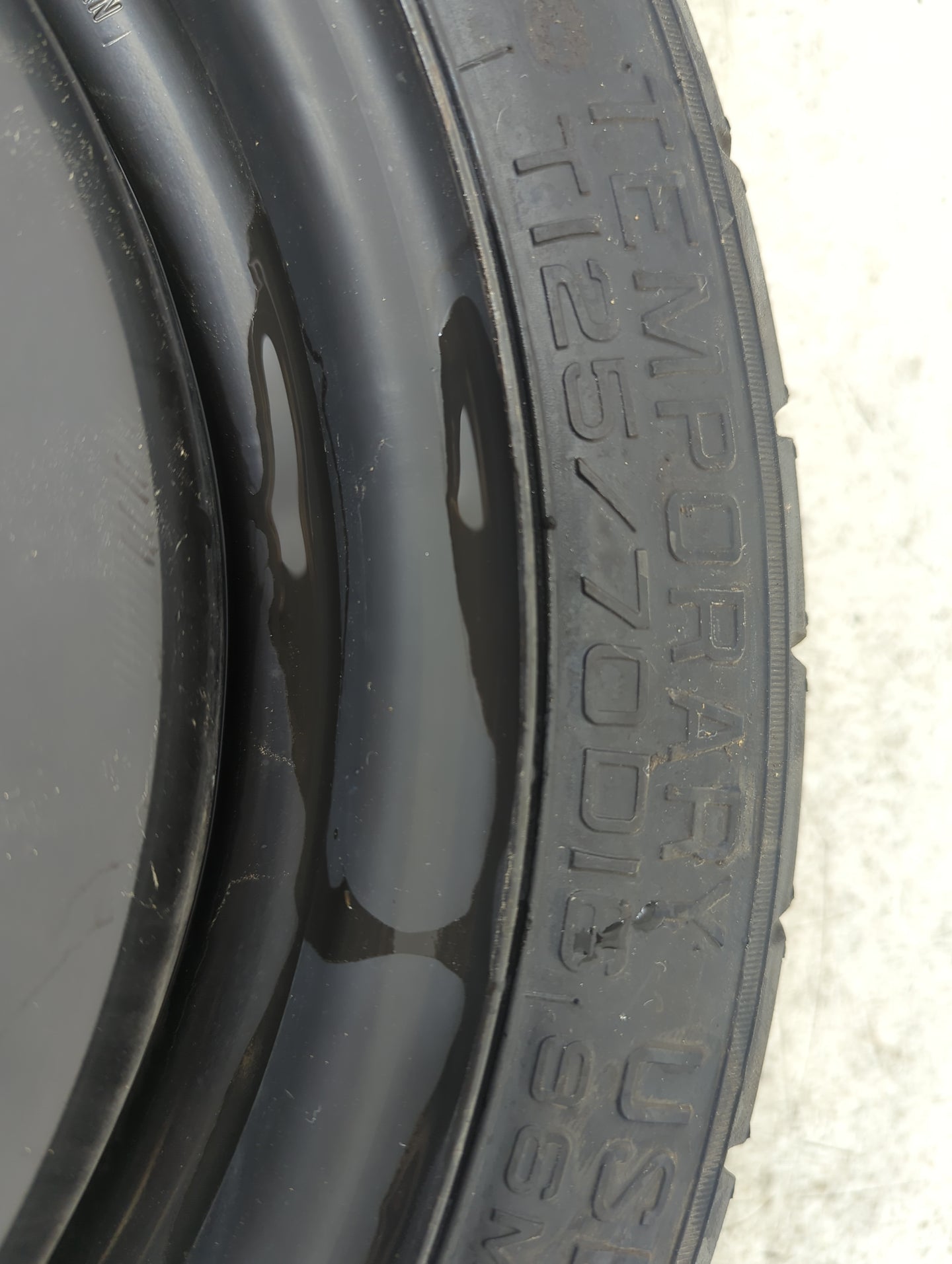 2012 Nissan Azera Spare Donut Tire Wheel Rim Oem - Oemusedautoparts1.com