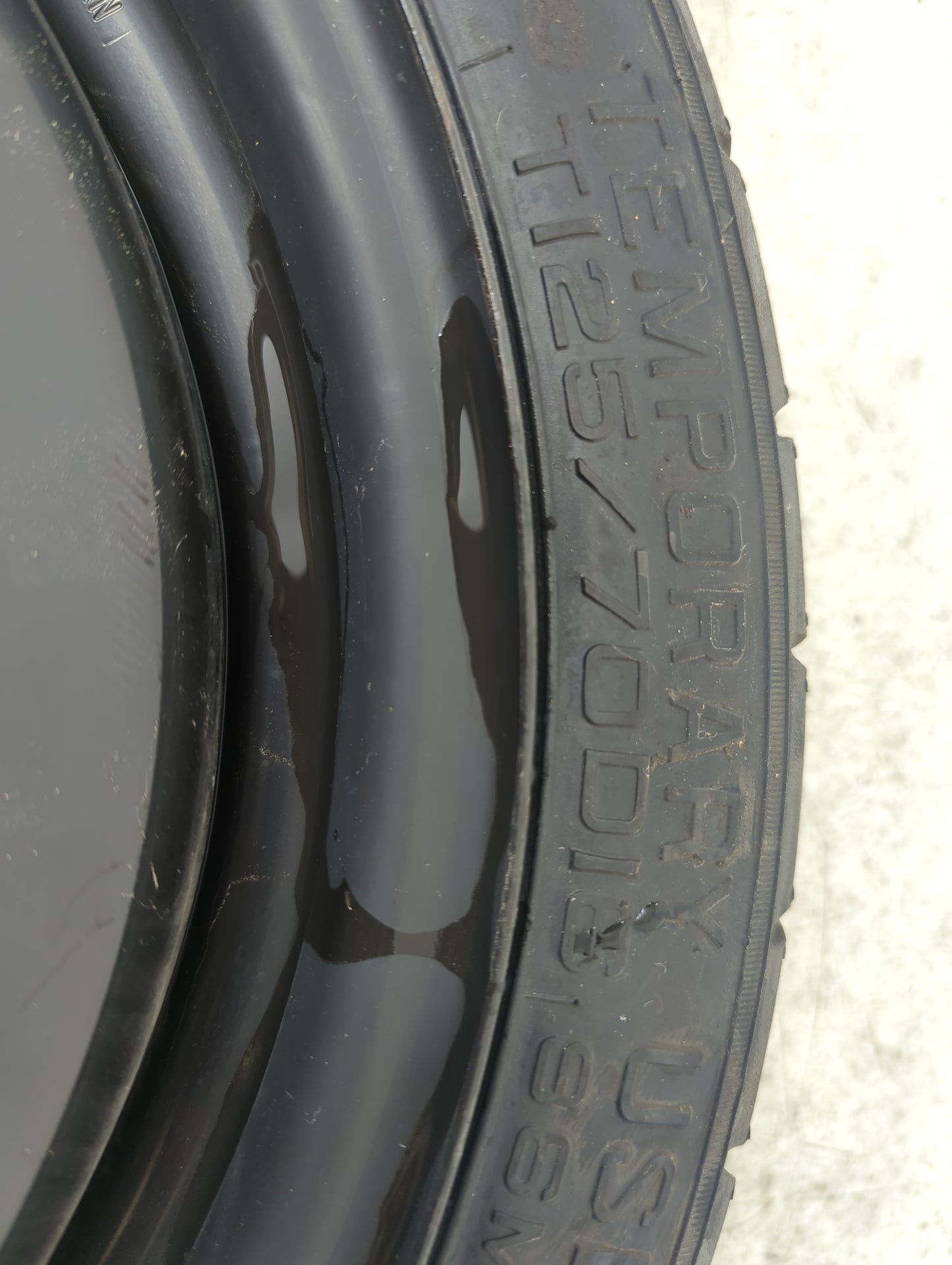 2012 Nissan Azera Spare Donut Tire Wheel Rim Oem - Oemusedautoparts1.com