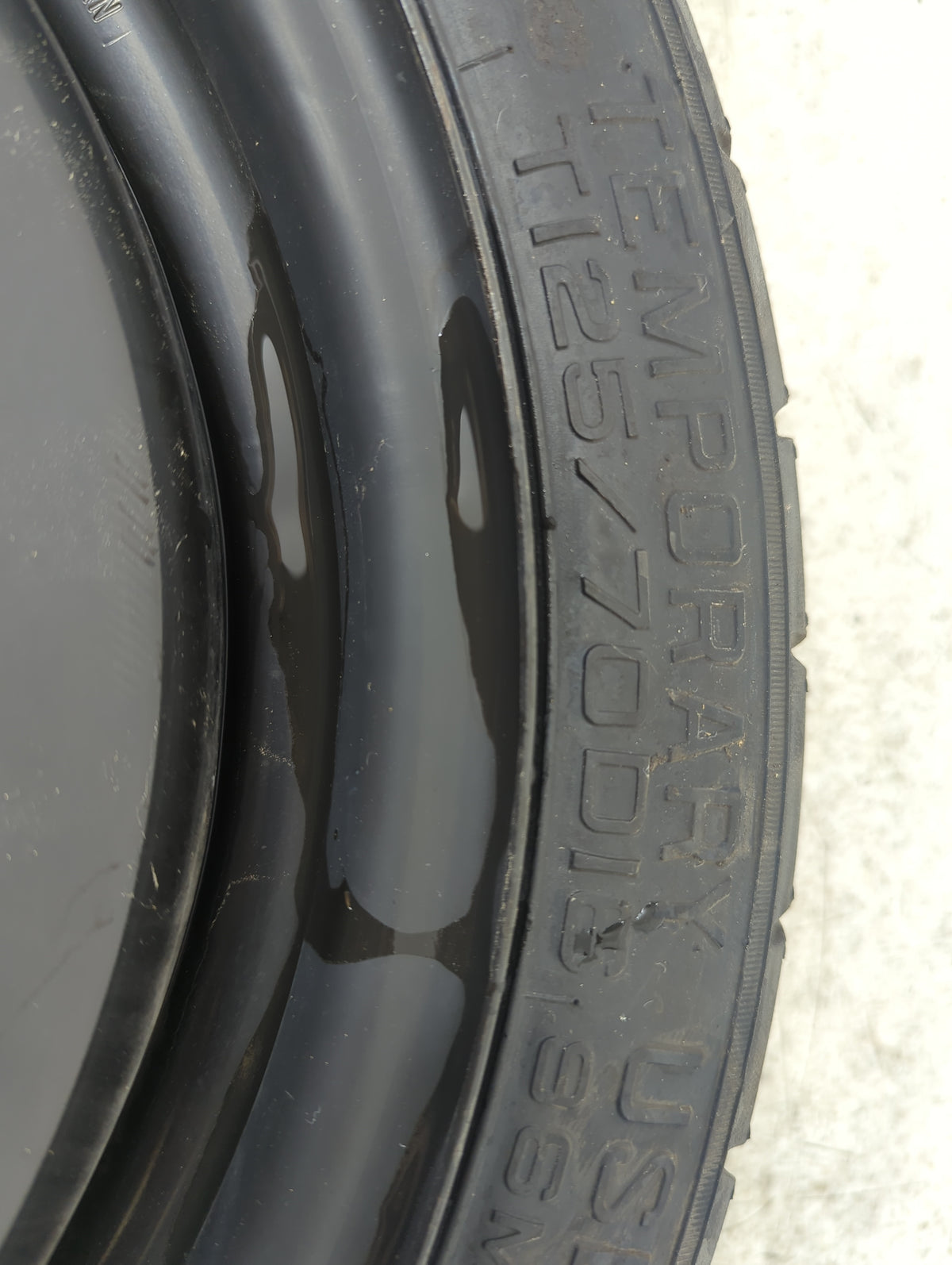 2012 Nissan Azera Spare Donut Tire Wheel Rim Oem - Oemusedautoparts1.com