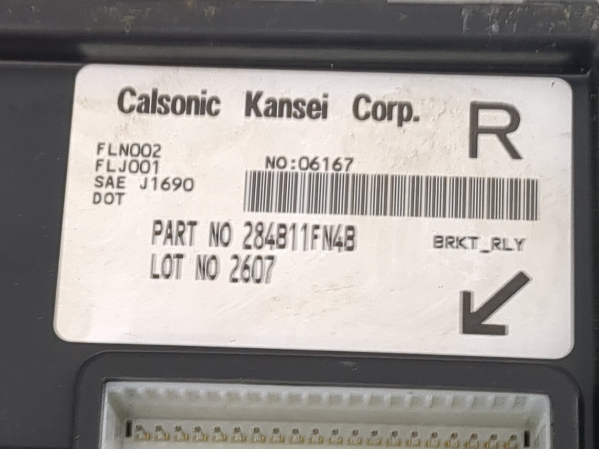 2012-2012 Nissan Cube Body Control Module Bcm 284b11fn4b - Oemusedautoparts1.com