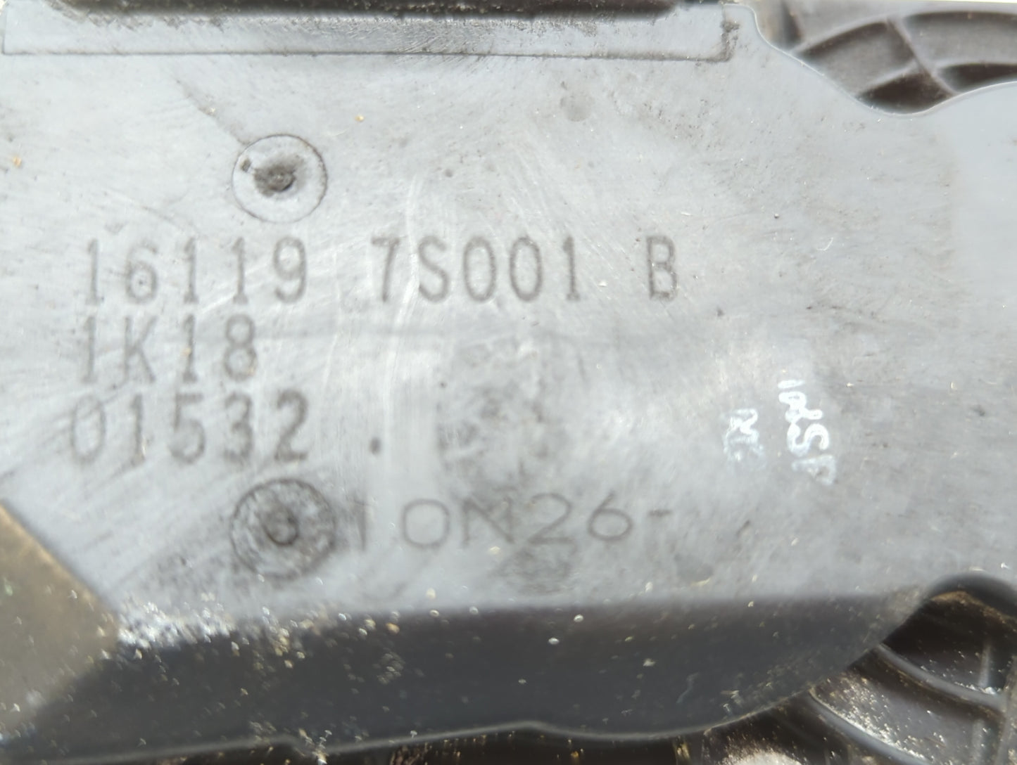 2005-2012 Nissan Frontier Throttle Body P/N:16119 7S001 A 16119 7S001 B Fits OEM Used Auto Parts - Oemusedautoparts1.com