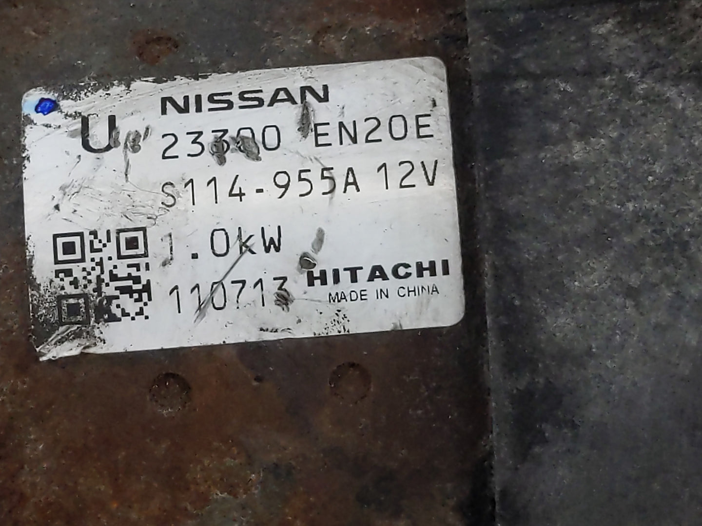 2011-2013 Nissan Juke Car Starter Motor Solenoid OEM P/N:23300 EN20E Fits Fits 2010 2011 2012 2013 OEM Used Auto Parts - Oem