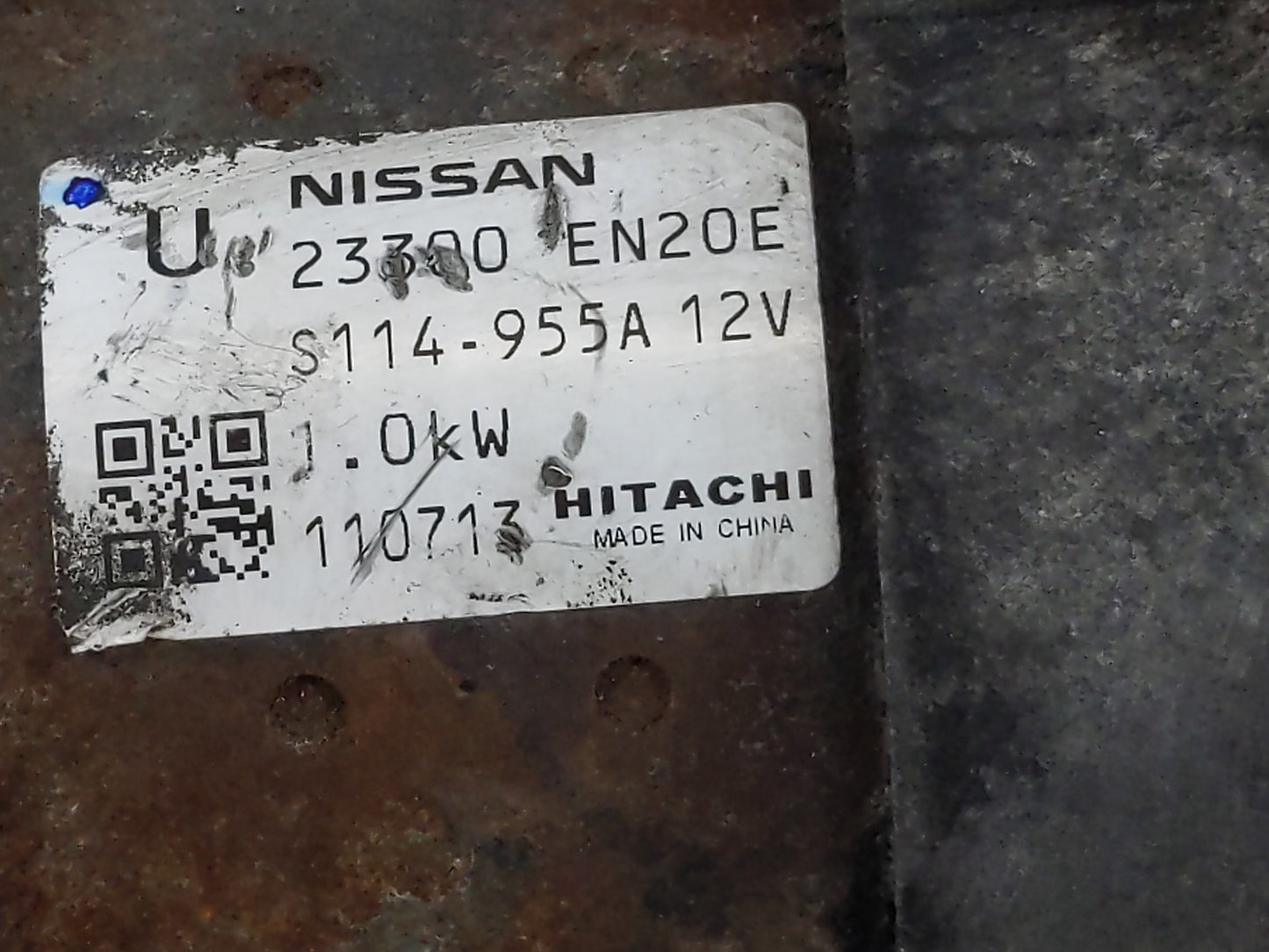 2011-2013 Nissan Juke Car Starter Motor Solenoid OEM P/N:23300 EN20E Fits Fits 2010 2011 2012 2013 OEM Used Auto Parts - Oem