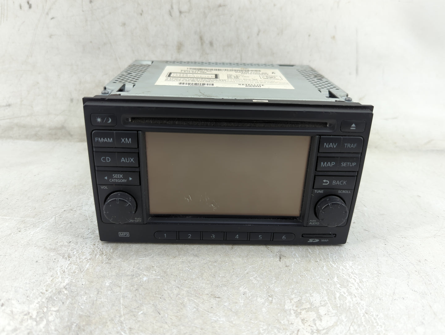 2012-2014 Nissan Juke Radio AM FM Cd Player Receiver Replacement P/N:7 612 651 Fits Fits 2012 2013 2014 OEM Used Auto Parts 