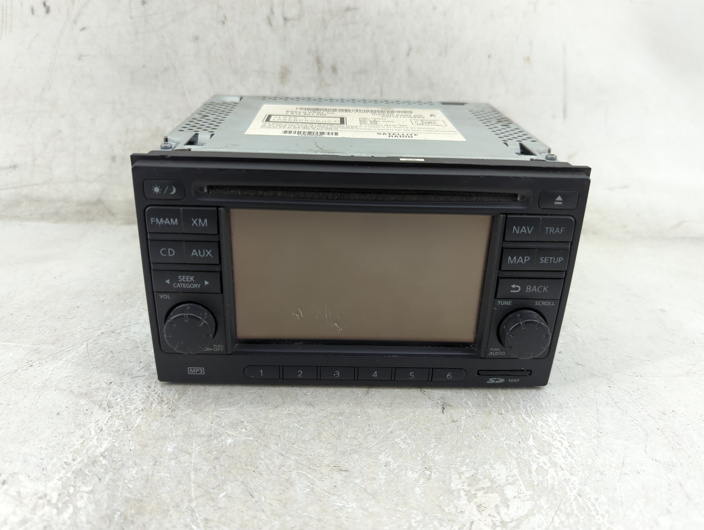 2012-2014 Nissan Juke Radio AM FM Cd Player Receiver Replacement P/N:7 612 651 Fits Fits 2012 2013 2014 OEM Used Auto Parts 