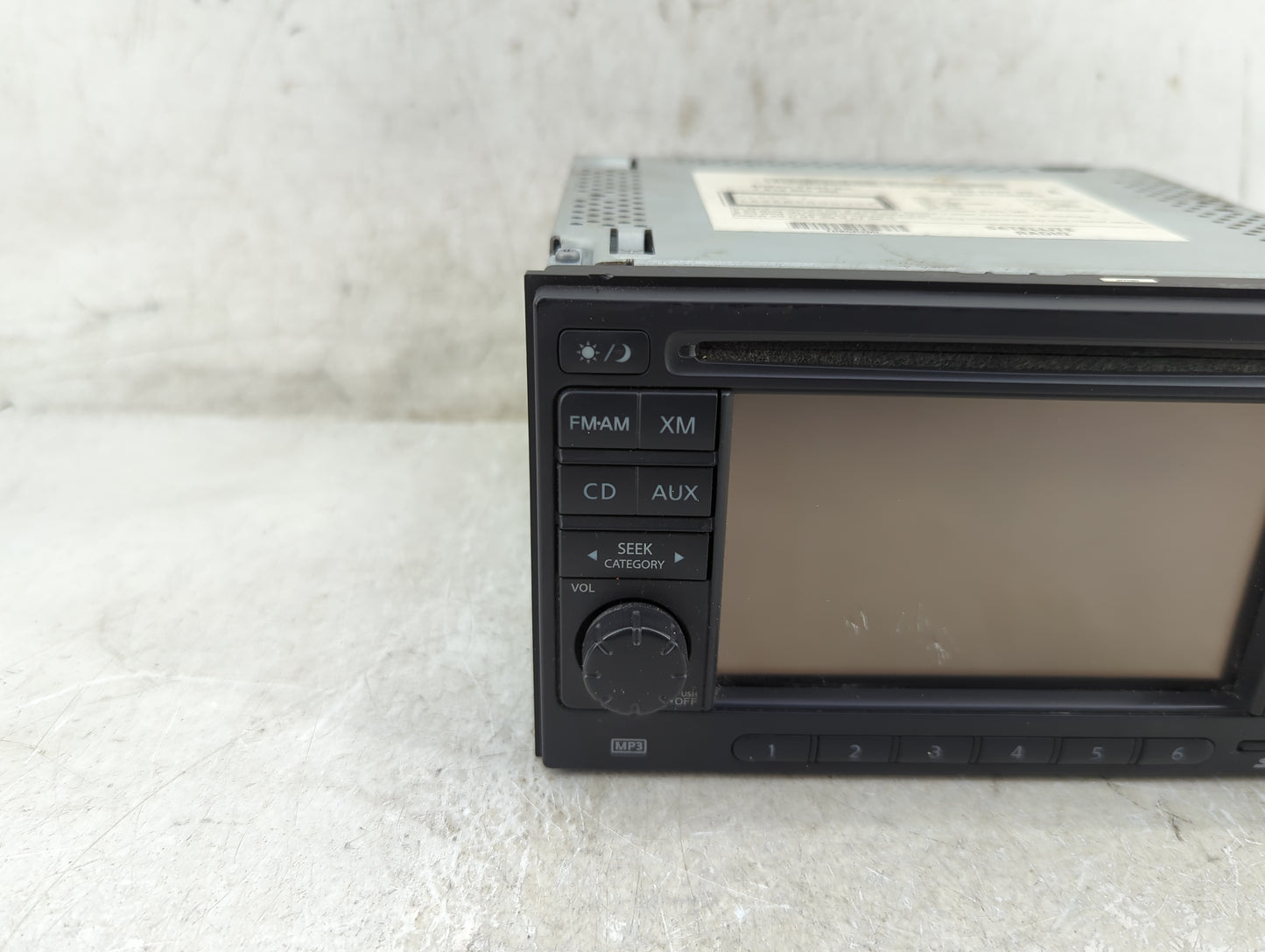 2012-2014 Nissan Juke Radio AM FM Cd Player Receiver Replacement P/N:7 612 651 Fits Fits 2012 2013 2014 OEM Used Auto Parts 