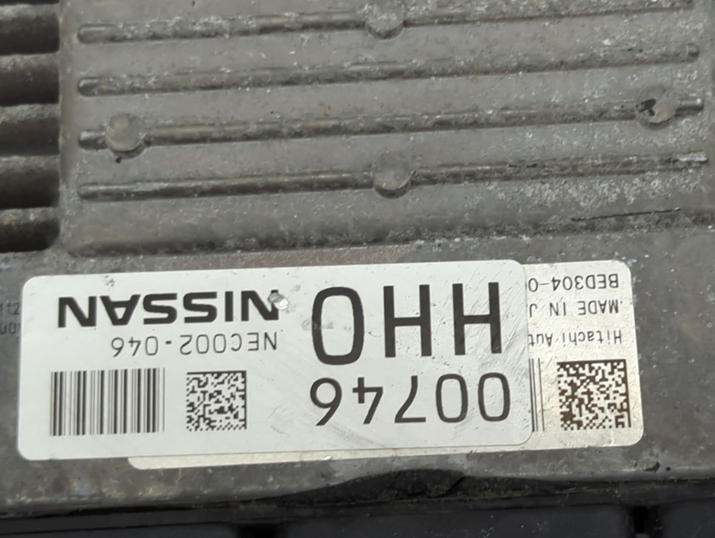 2012-2017 Nissan Juke PCM Engine Control Computer ECU ECM PCU OEM P/N:NEC002-046, BED304 Fits Fits 2012 2013 2014 2015 2016 