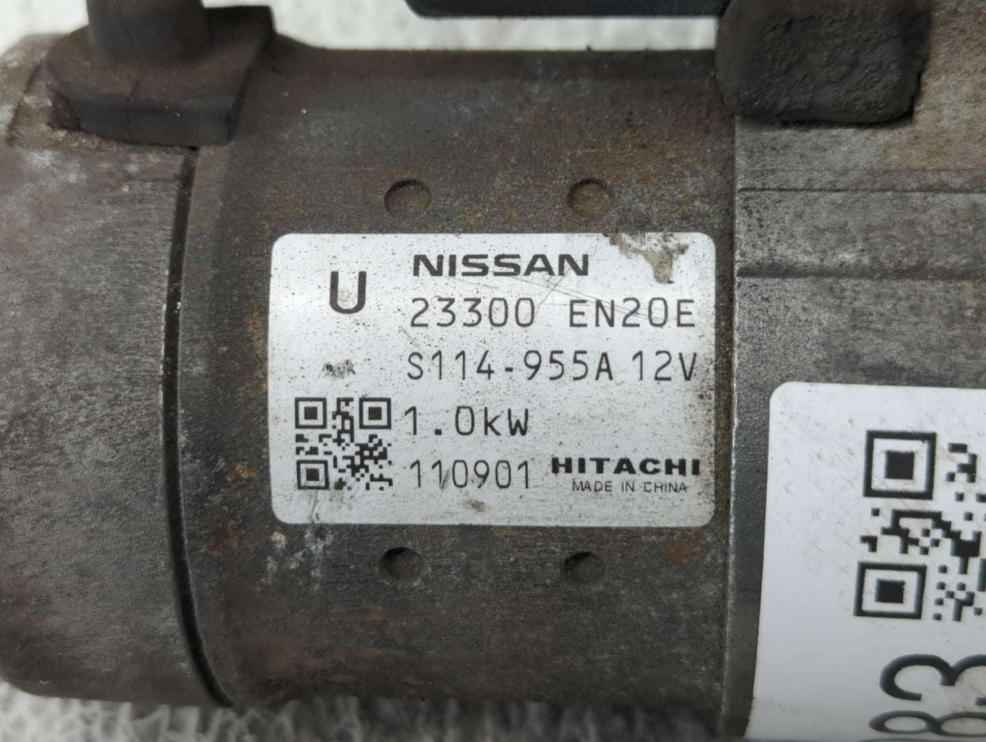 2011-2013 Nissan Juke Car Starter Motor Solenoid OEM P/N:23300 EN20E Fits Fits 2010 2011 2012 2013 OEM Used Auto Parts - Oem