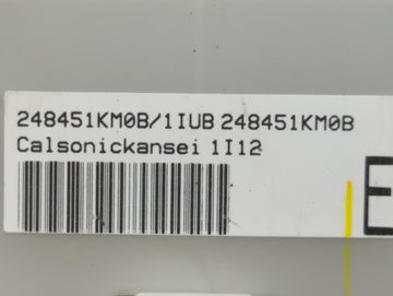 2011-2014 Nissan Juke Climate Control Module Temperature AC/Heater Replacement P/N:248451KM0B Fits Fits 2011 2012 2013 2014 