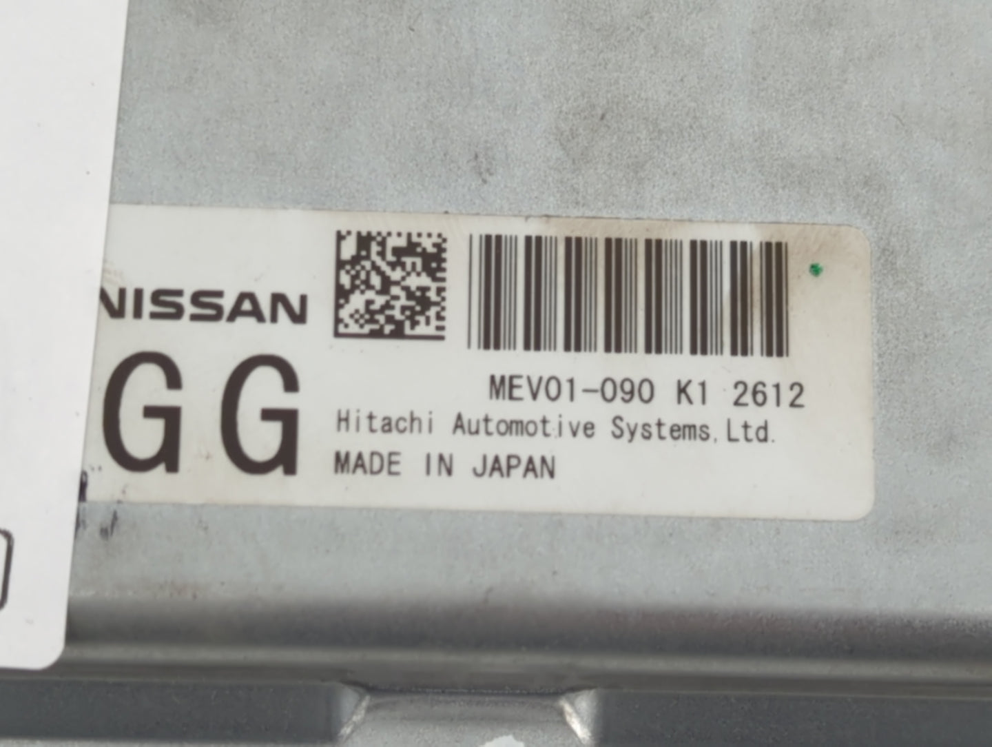 2011-2012 Nissan Leaf PCM Engine Control Computer ECU ECM PCU OEM P/N:MEV01-090 K1 Fits Fits 2011 2012 OEM Used Auto Parts -
