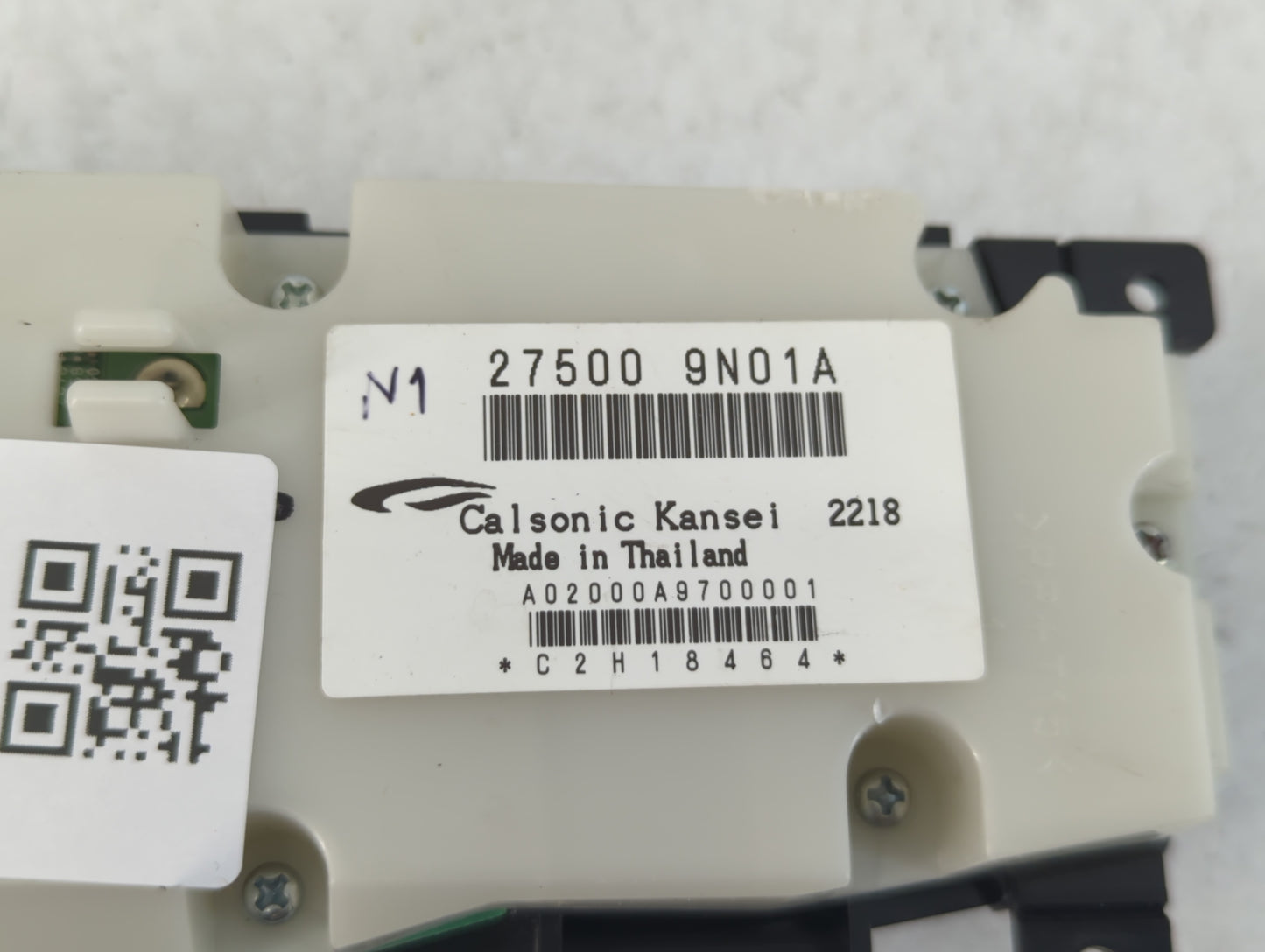 2009-2014 Nissan Maxima Climate Control Module Temperature AC/Heater Replacement P/N:27500 9N01A Fits OEM Used Auto Parts - 
