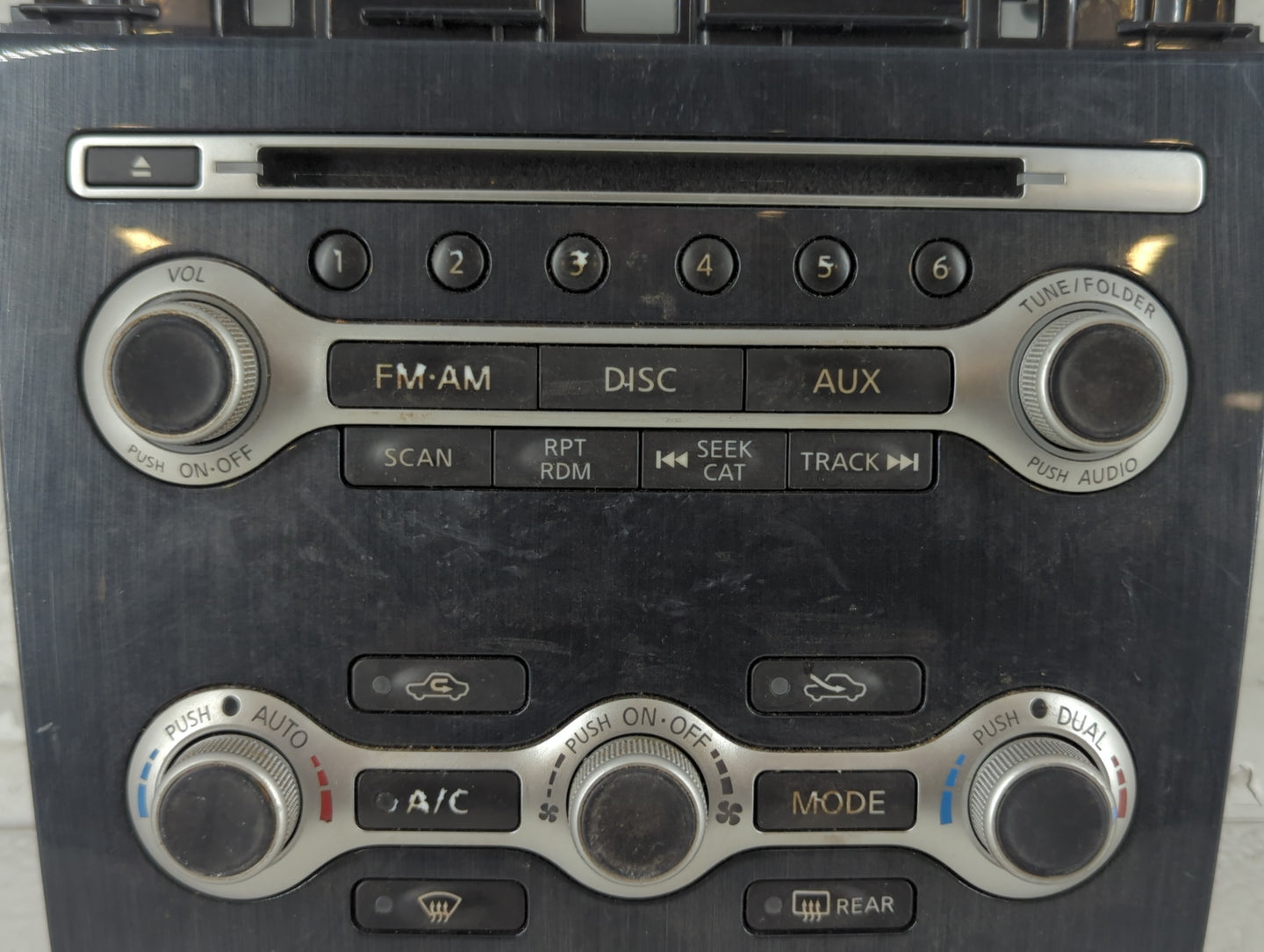 2009-2014 Nissan Maxima Climate Control Module Temperature AC/Heater Replacement P/N:27500 9N01A Fits OEM Used Auto Parts - 