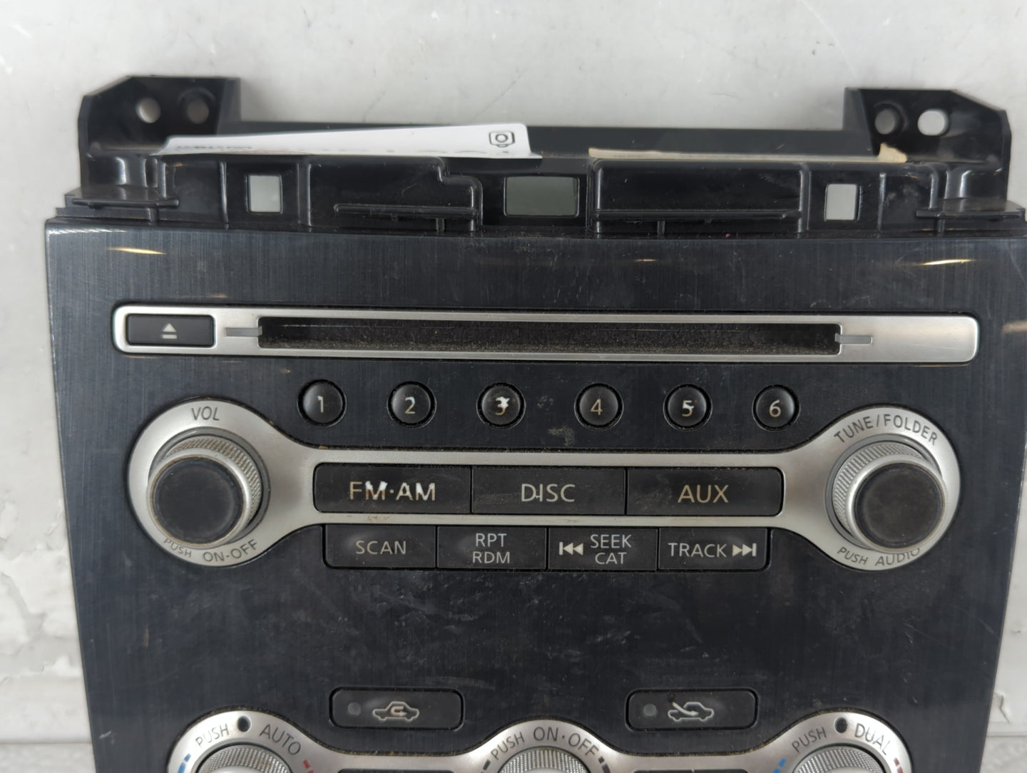 2009-2014 Nissan Maxima Climate Control Module Temperature AC/Heater Replacement P/N:27500 9N01A Fits OEM Used Auto Parts - 