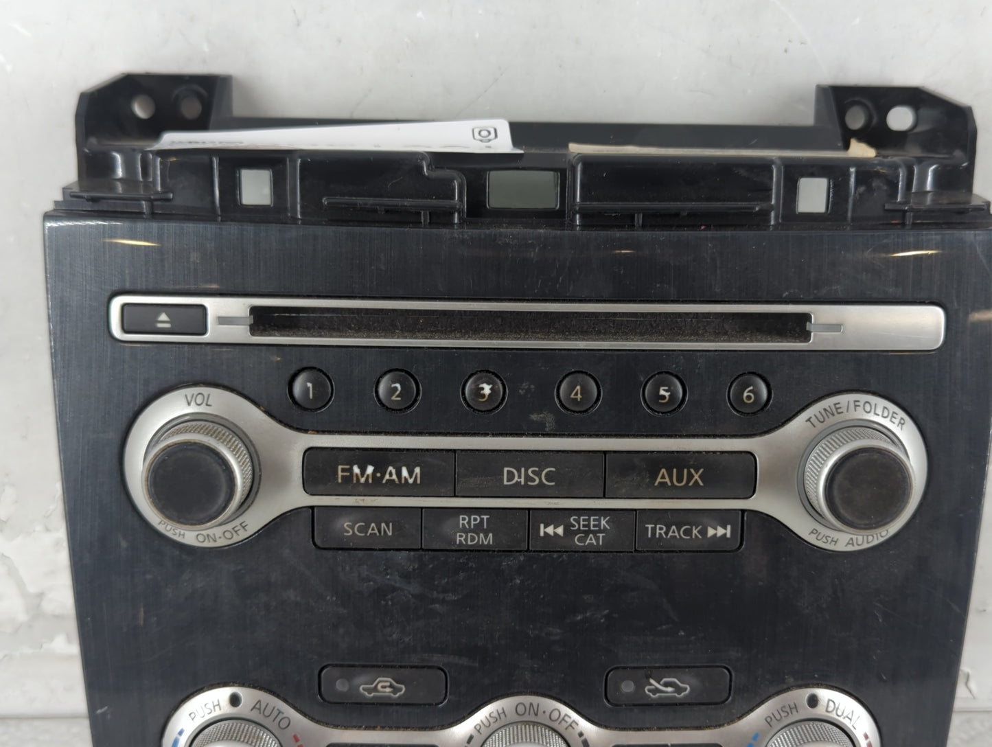 2009-2014 Nissan Maxima Climate Control Module Temperature AC/Heater Replacement P/N:27500 9N01A Fits OEM Used Auto Parts - 