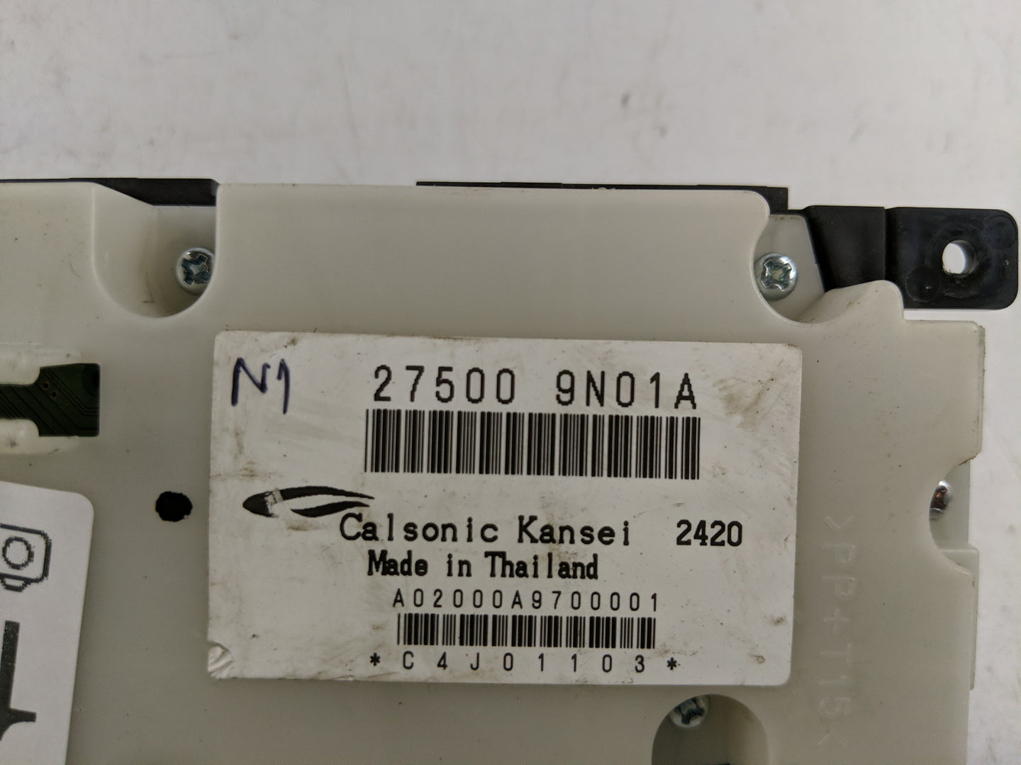 2009-2014 Nissan Maxima Climate Control Module Temperature AC/Heater Replacement P/N:27500 9N01A Fits OEM Used Auto Parts - 