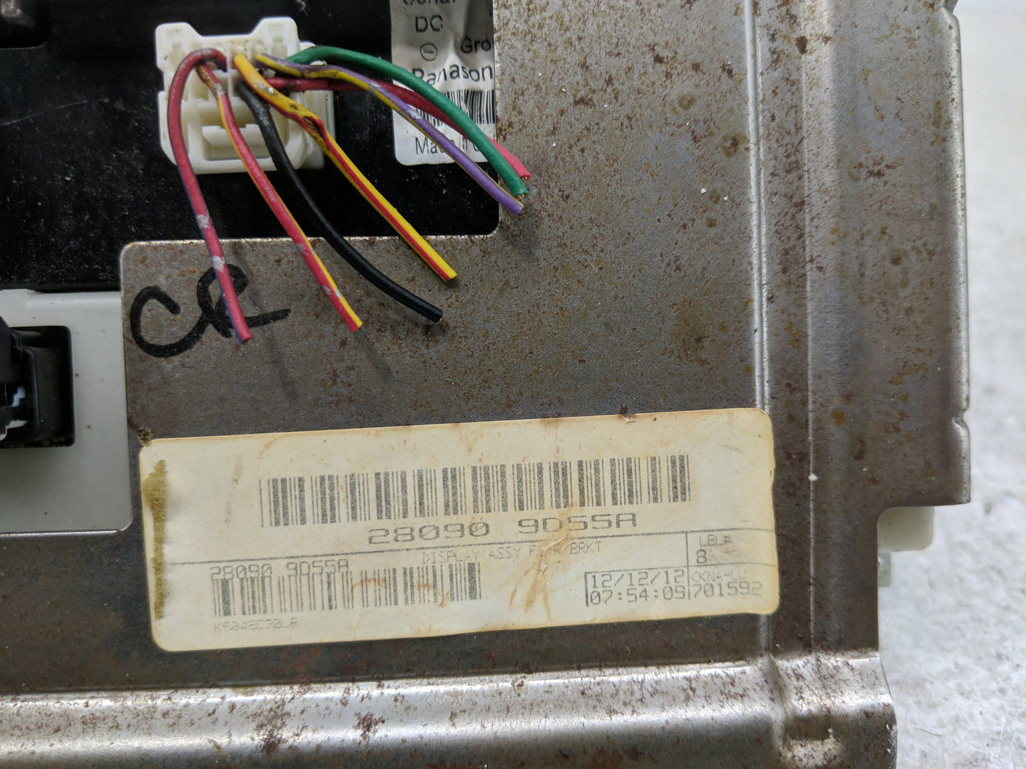 2012-2014 Nissan Maxima Information Display Screen - Oemusedautoparts1.com