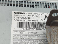 2012-2014 Nissan Maxima Radio AM FM Cd Player Receiver Replacement P/N:28185 9DA0A Fits Fits 2012 2013 2014 OEM Used Auto Pa