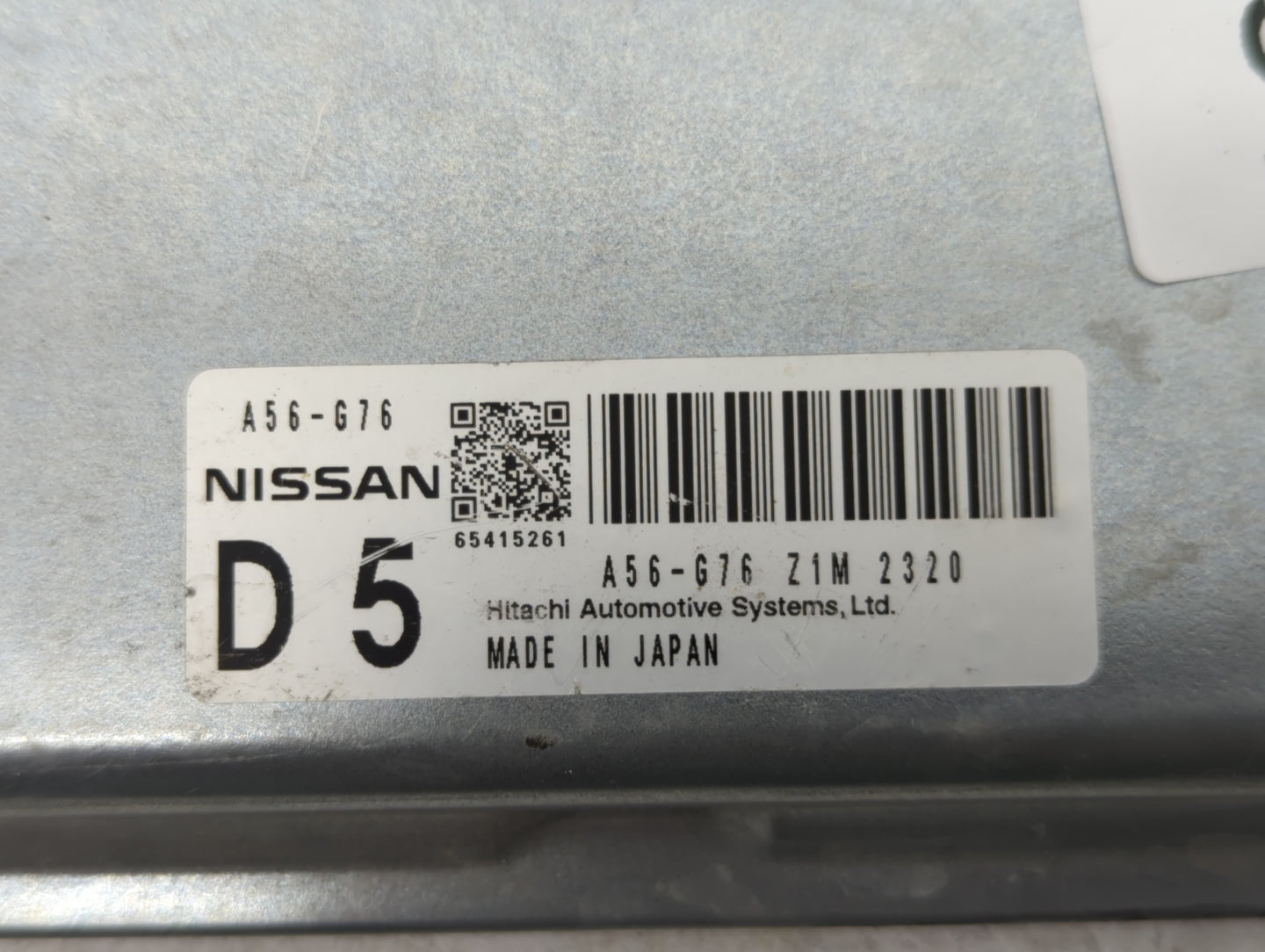 2012-2013 Nissan Maxima PCM Engine Control Computer ECU ECM PCU OEM P/N:A56-G76 Z1M 2320 Fits Fits 2012 2013 OEM Used Auto P
