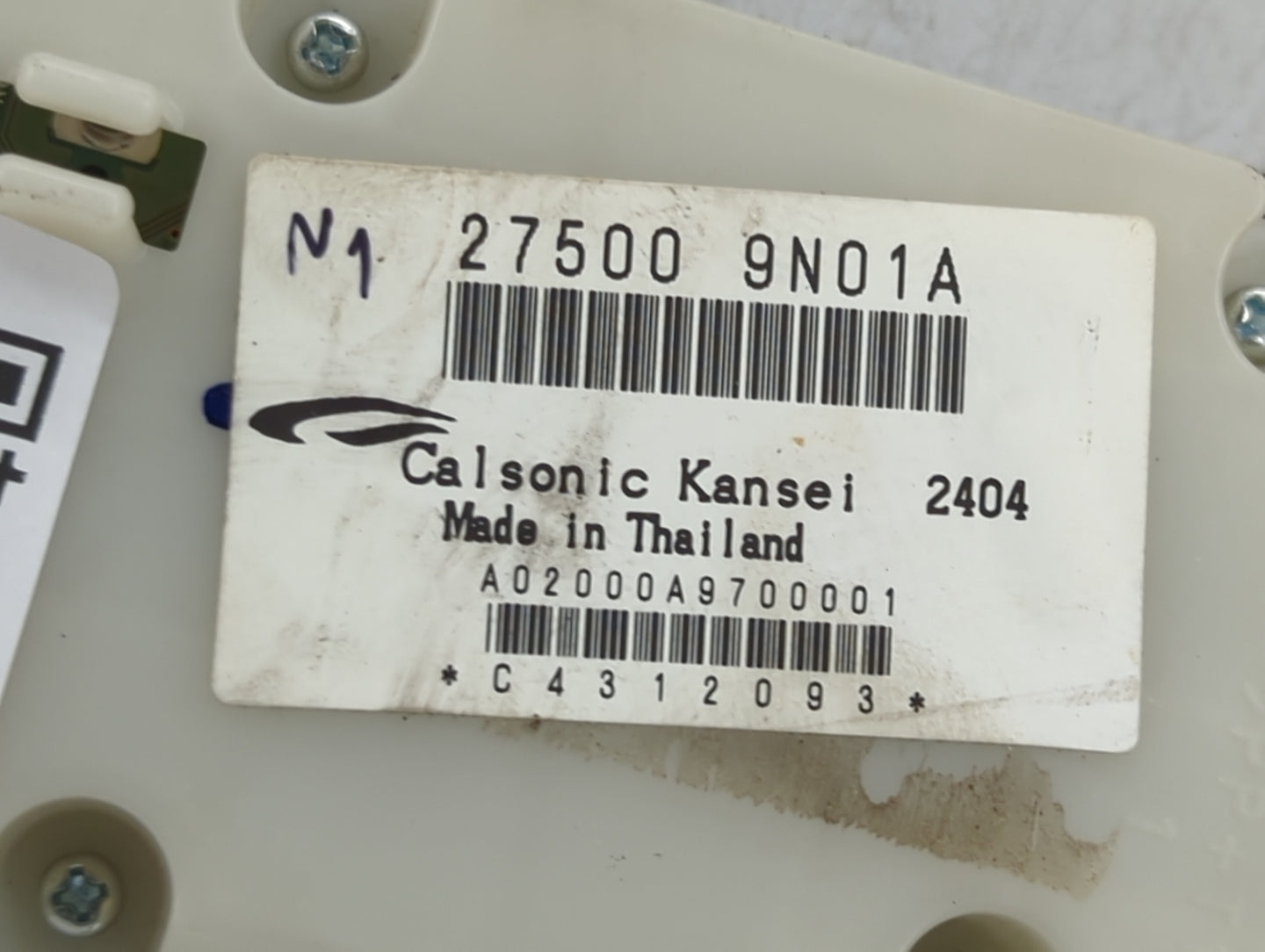 2009-2014 Nissan Maxima Ac Heater Climate Control Temperature Oem - Oemusedautoparts1.com