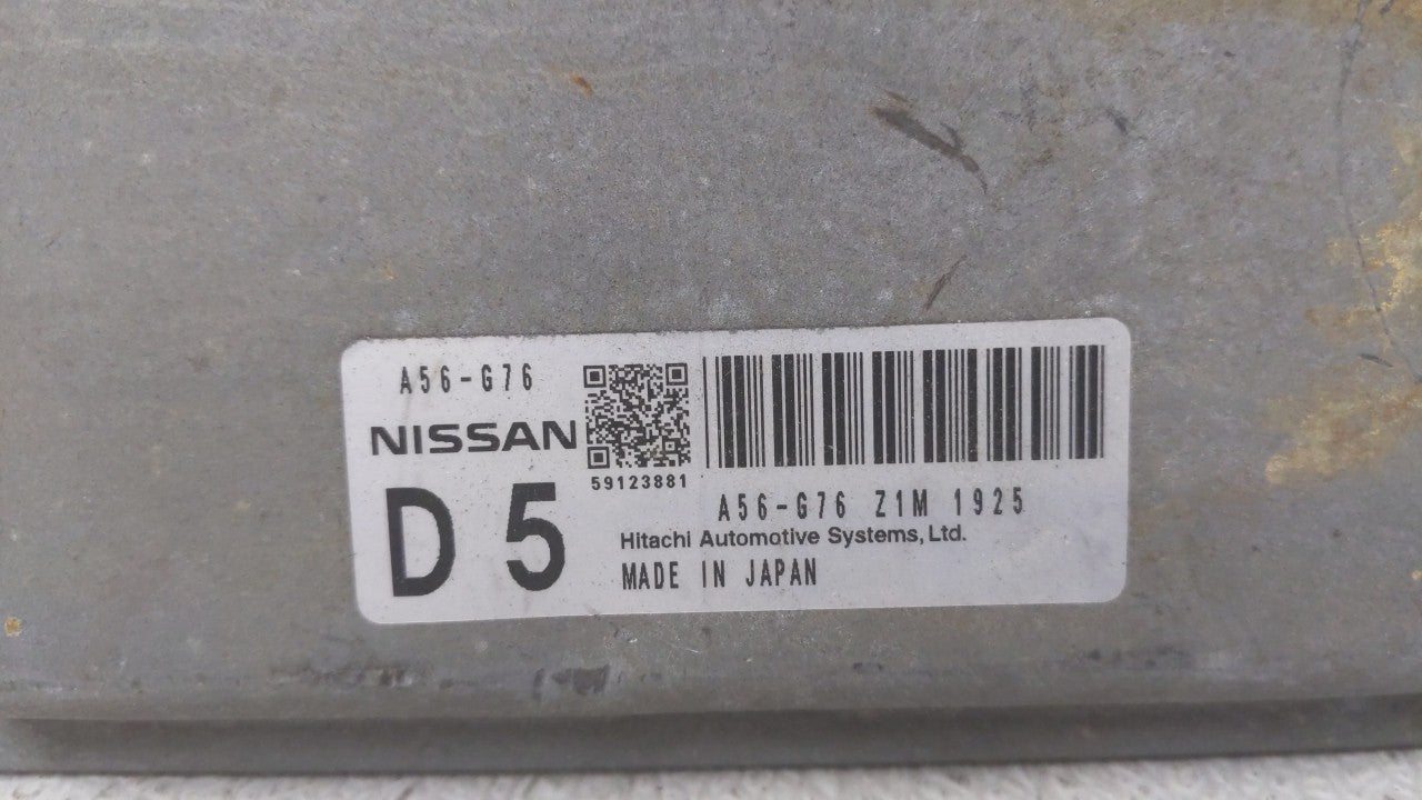 2012-2013 Nissan Maxima PCM Engine Control Computer ECU ECM PCU OEM P/N:A56-J41 Z2E,NEC006-685,A56-G76 Z1M A56-G77 Fits OEM 