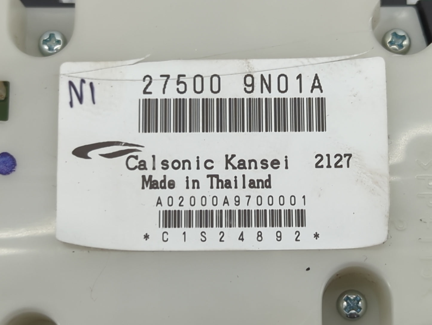 2009-2014 Nissan Maxima Climate Control Module Temperature AC/Heater Replacement P/N:27500 9N01A A02000A9700001 Fits OEM Use