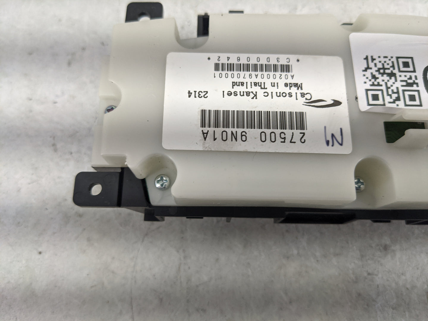 2012 Nissan Maxima Climate Control Module Temperature AC/Heater Replacement P/N:275009N01A A02000A9700001 Fits OEM Used Auto