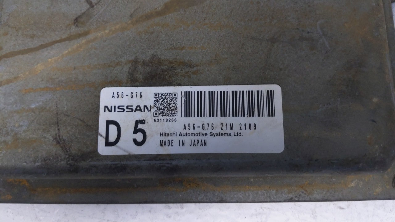 2012-2013 Nissan Maxima PCM Engine Control Computer ECU ECM PCU OEM P/N:A56-J41 Z2E NEC006-685, A56-G76 Z1M Fits Fits 2012 2