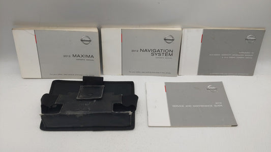2012 Nissan Maxima Owners Manual Book Guide OEM Used Auto Parts