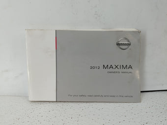 compare product 2012 Nissan Maxima Owners Manual Book Guide P/N:OM2E 0A35U0 OEM Used Auto Parts