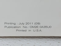 2012 Nissan Maxima Owners Manual Book Guide P/N:OM2E 0A35U0 OEM Used Auto Parts - Oemusedautoparts1.com
