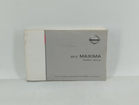 2012 Nissan Maxima Owners Manual Book Guide OEM Used Auto Parts - Oemusedautoparts1.com
