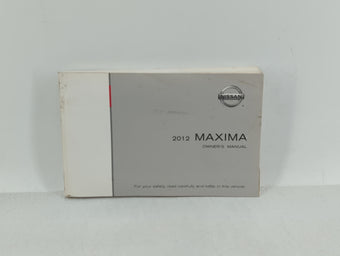 compare product 2012 Nissan Maxima Owners Manual Book Guide OEM Used Auto Parts