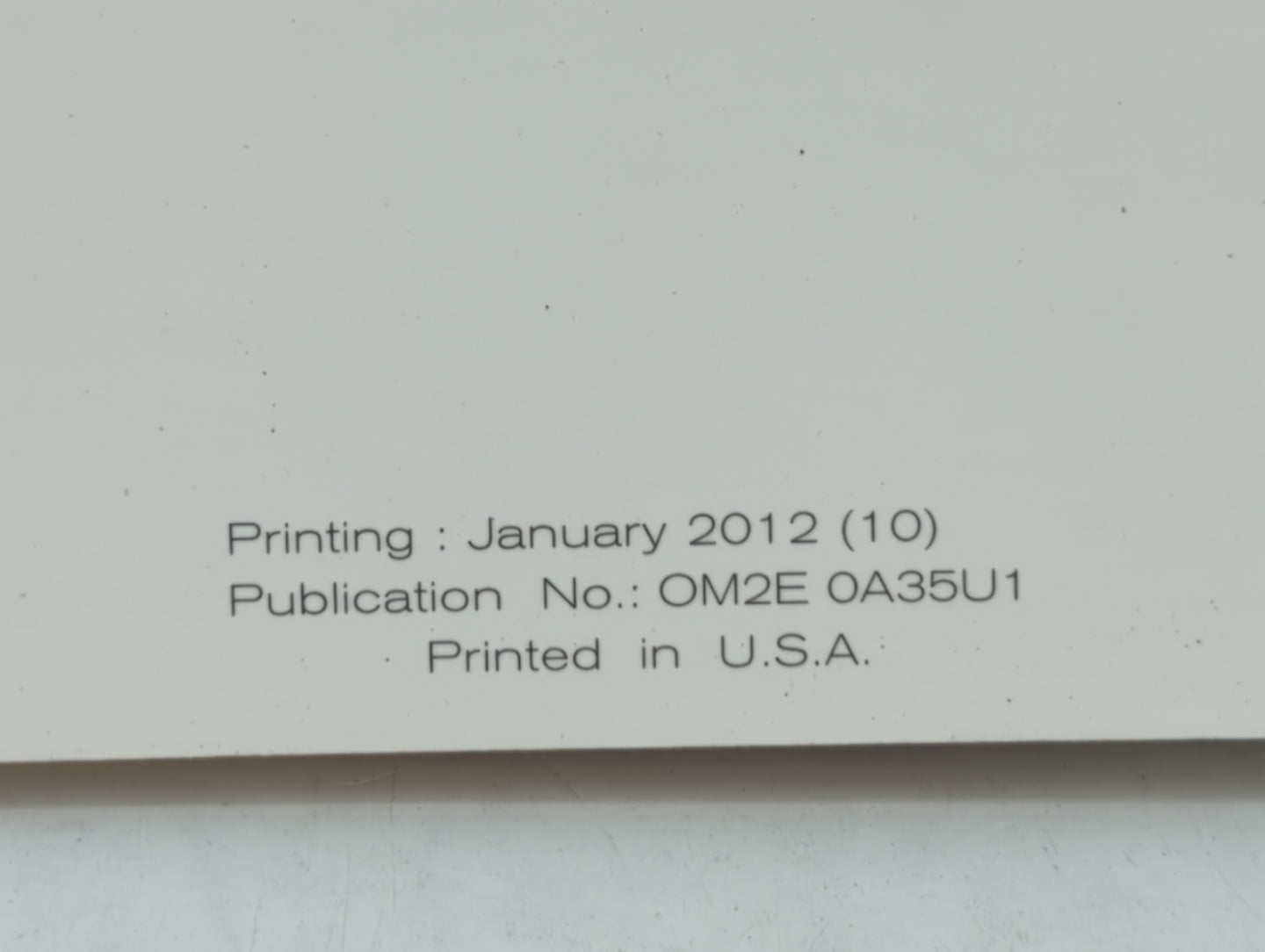 2012 Nissan Maxima Owners Manual Book Guide OEM Used Auto Parts - Oemusedautoparts1.com