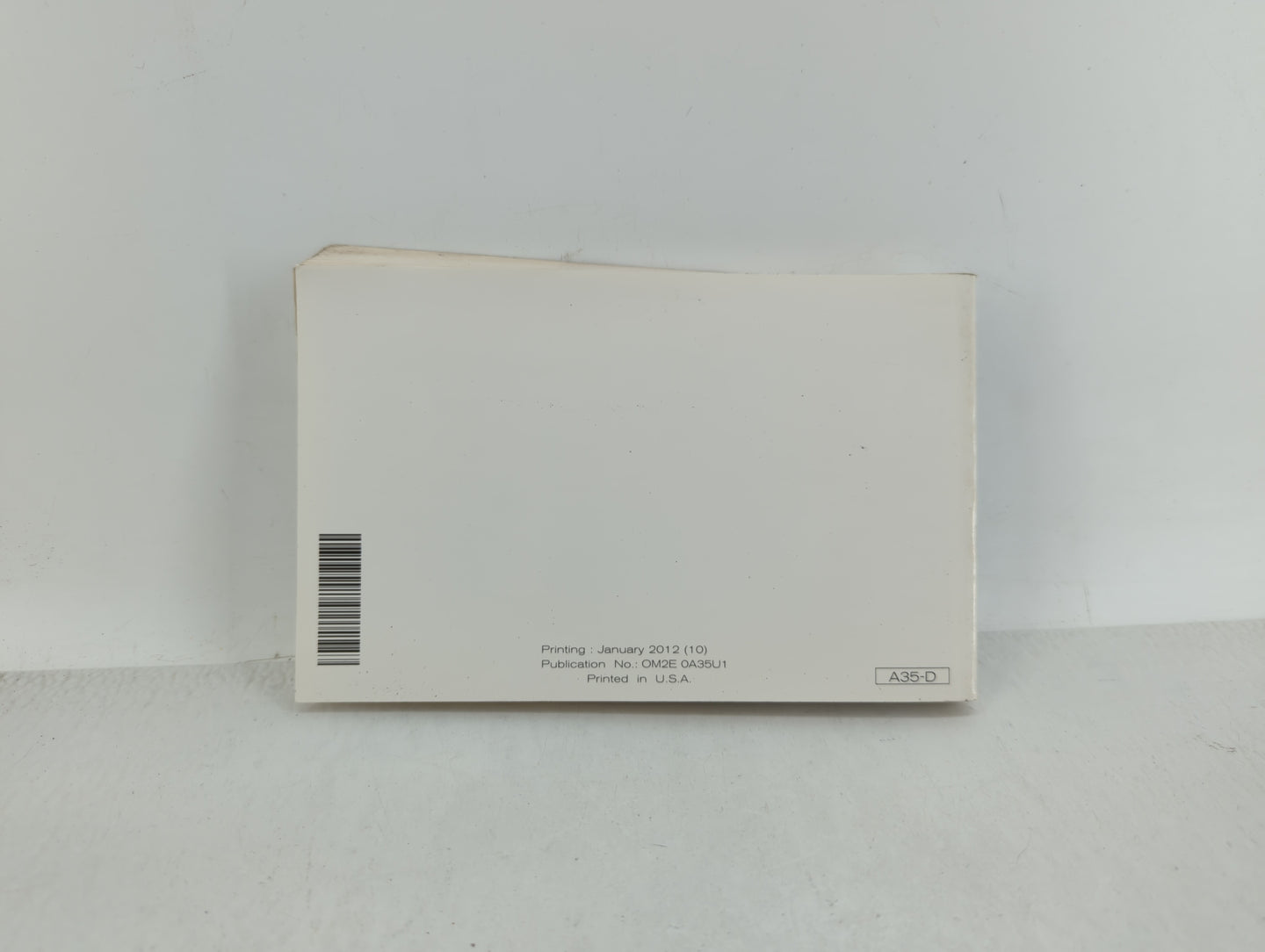 2012 Nissan Maxima Owners Manual Book Guide OEM Used Auto Parts - Oemusedautoparts1.com