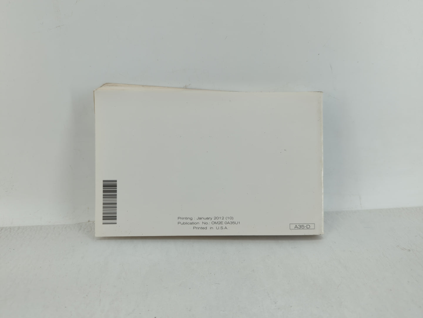 2012 Nissan Maxima Owners Manual Book Guide OEM Used Auto Parts - Oemusedautoparts1.com