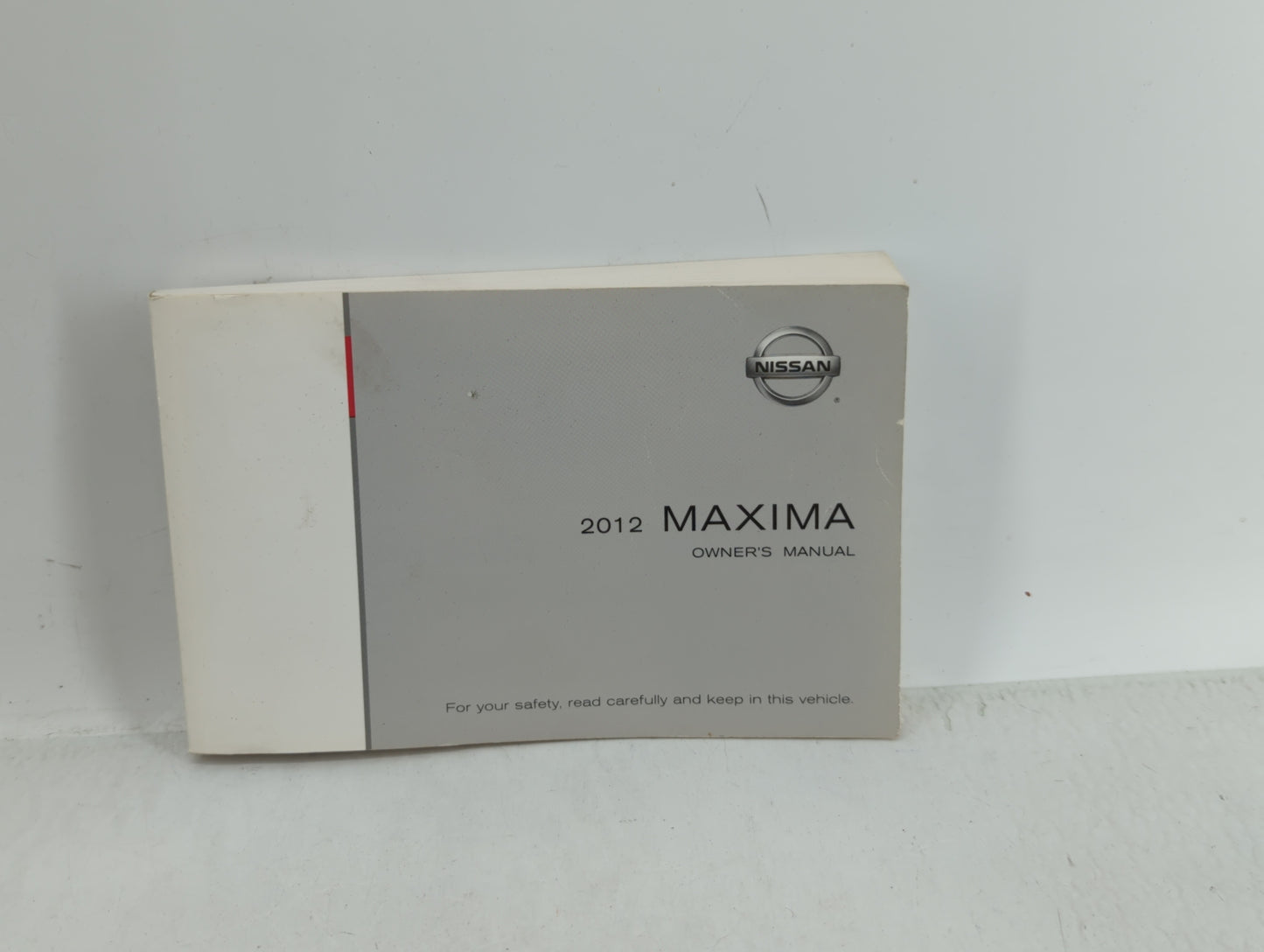 2012 Nissan Maxima Owners Manual Book Guide OEM Used Auto Parts - Oemusedautoparts1.com