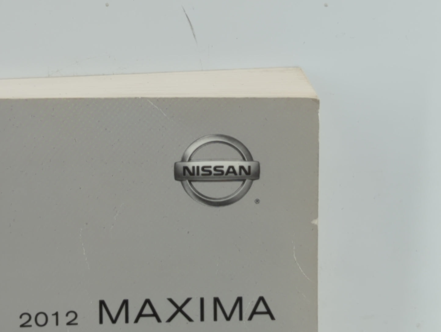 2012 Nissan Maxima Owners Manual Book Guide OEM Used Auto Parts - Oemusedautoparts1.com