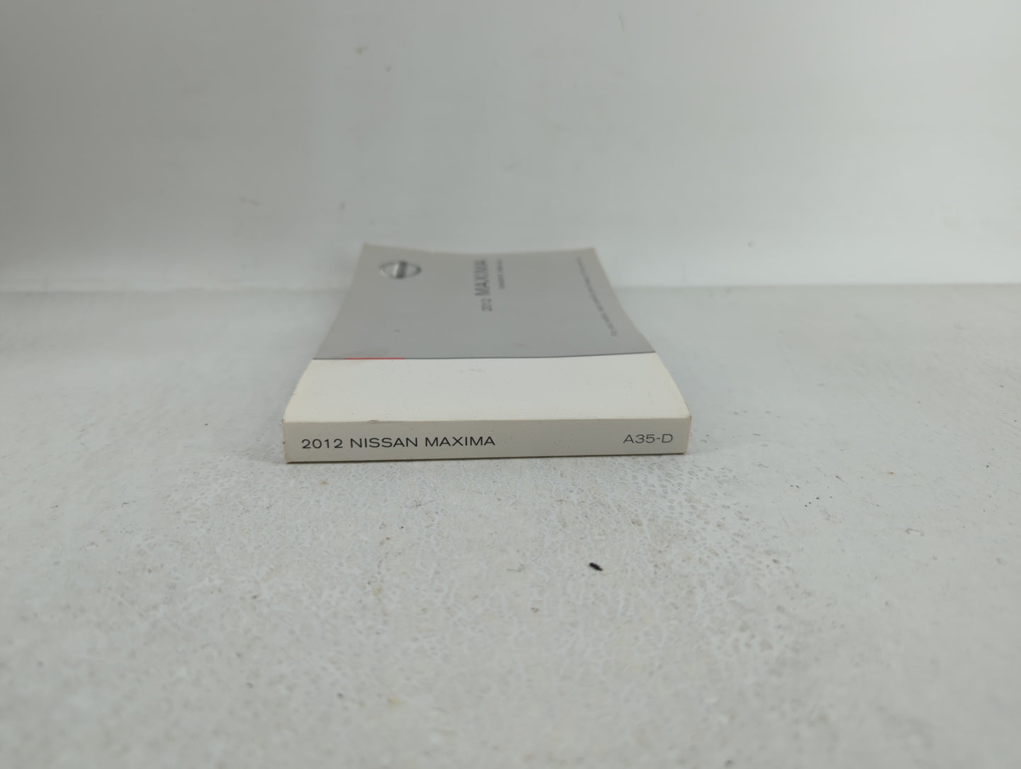2012 Nissan Maxima Owners Manual Book Guide OEM Used Auto Parts - Oemusedautoparts1.com