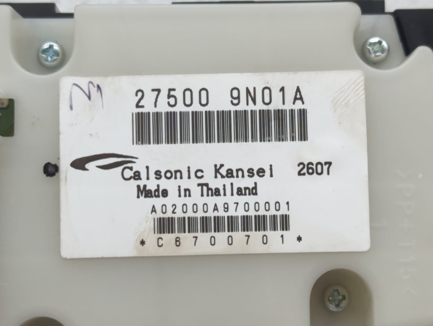 2009-2014 Nissan Maxima Climate Control Module Temperature AC/Heater Replacement P/N:68260 9D80F 68260 ZYB8F Fits OEM Used A