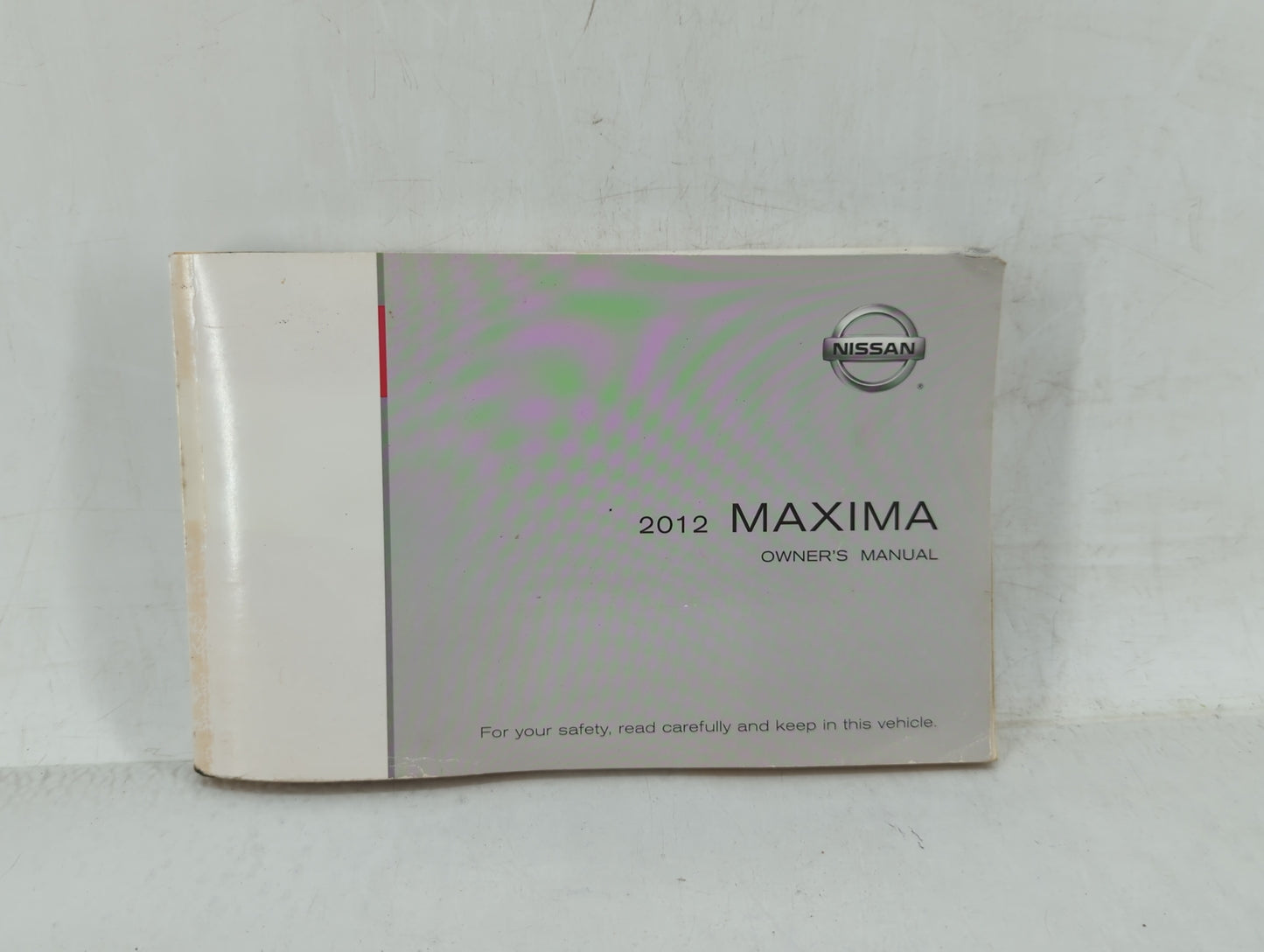 2012 Nissan Maxima Owners Manual Book Guide OEM Used Auto Parts - Oemusedautoparts1.com