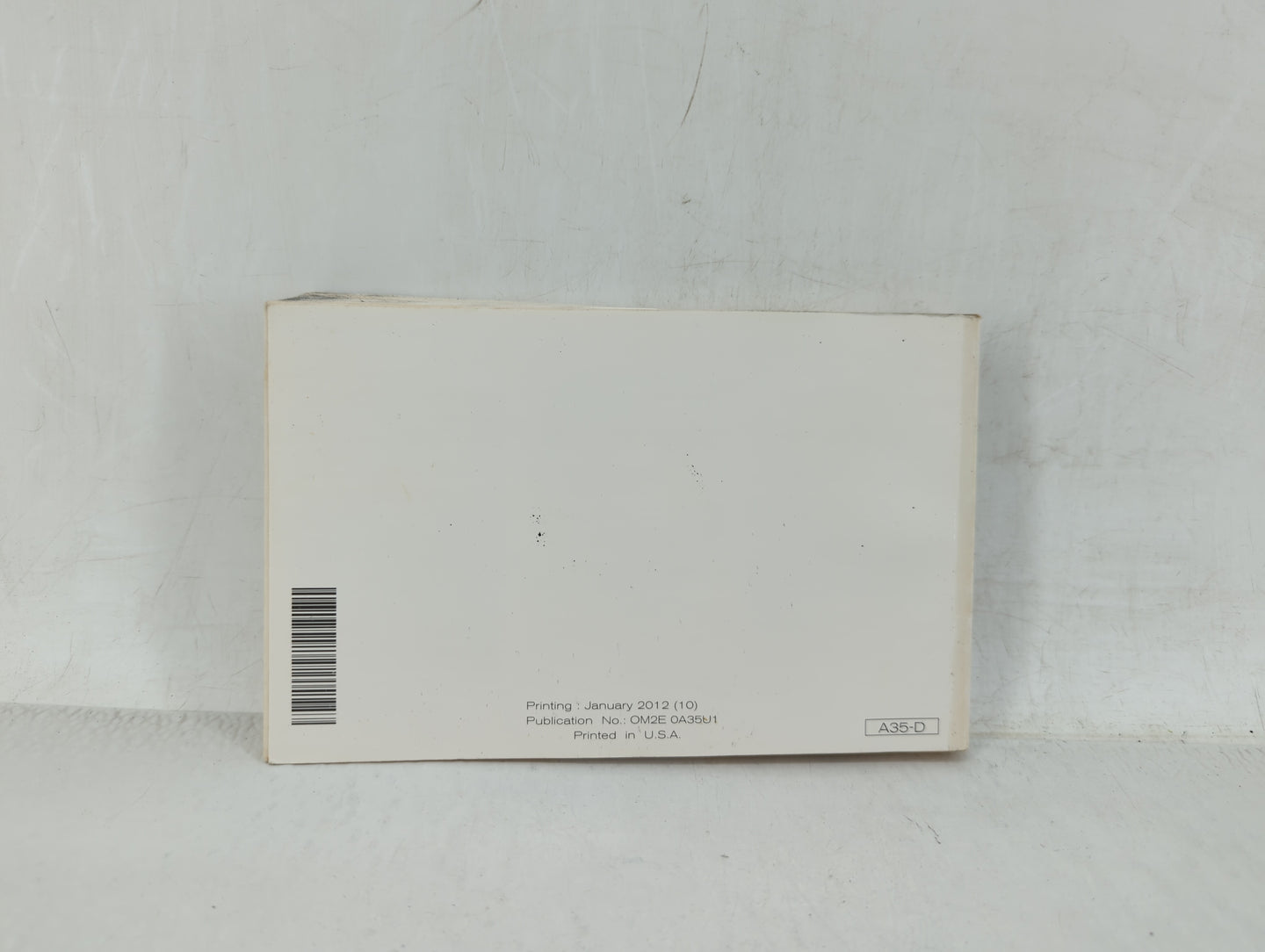 2012 Nissan Maxima Owners Manual Book Guide OEM Used Auto Parts - Oemusedautoparts1.com