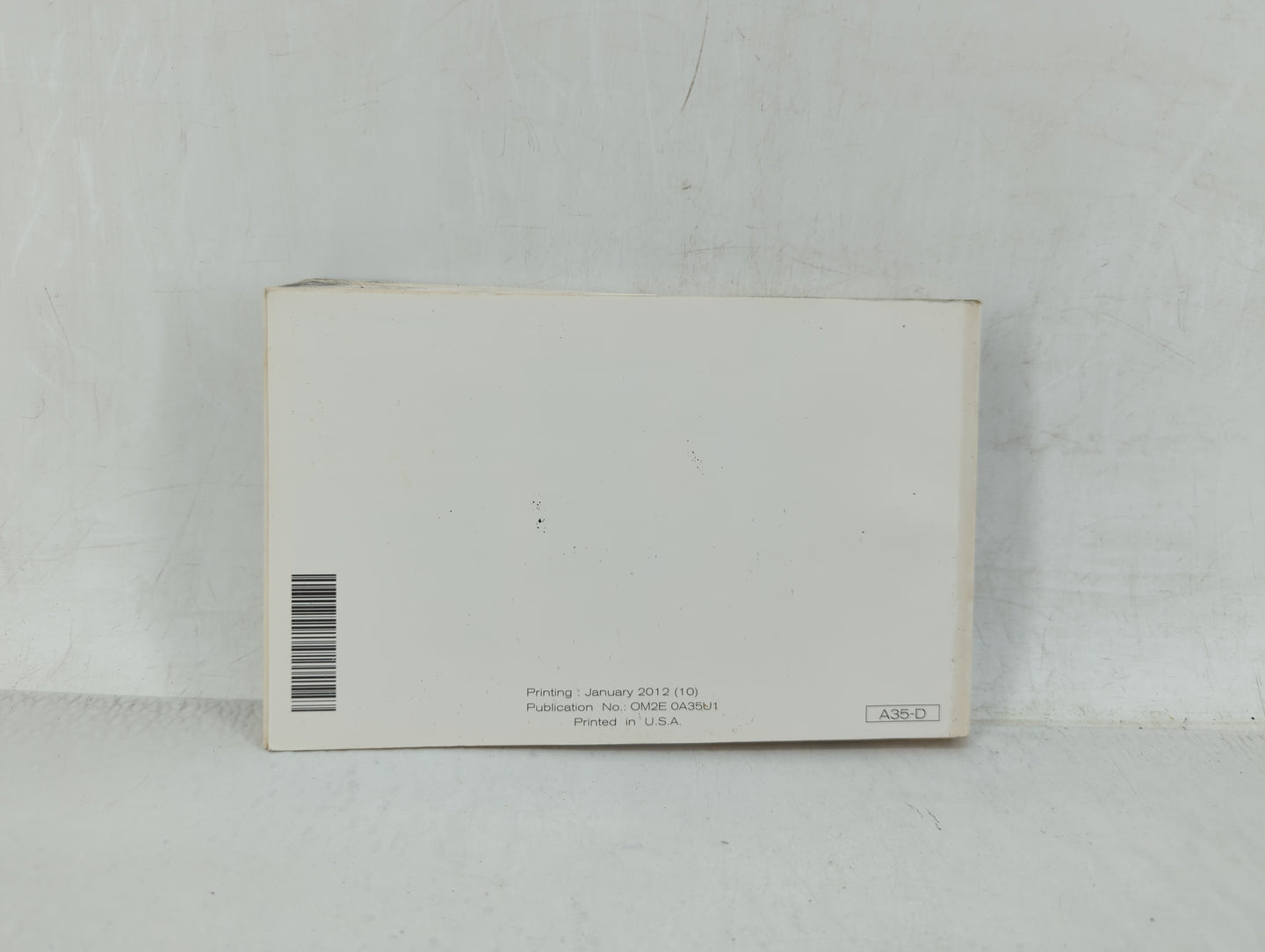 2012 Nissan Maxima Owners Manual Book Guide OEM Used Auto Parts - Oemusedautoparts1.com