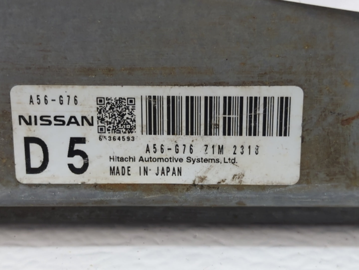 2012-2013 Nissan Maxima PCM Engine Control Computer ECU ECM PCU OEM P/N:A56-J06 Z1Z A56-H92 Z1T, A56-G76 Z1M Fits Fits 2012 