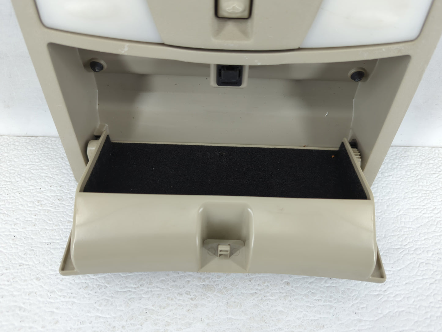 2012 Nissan Maxima Overhead Roof Console Beige - Oemusedautoparts1.com