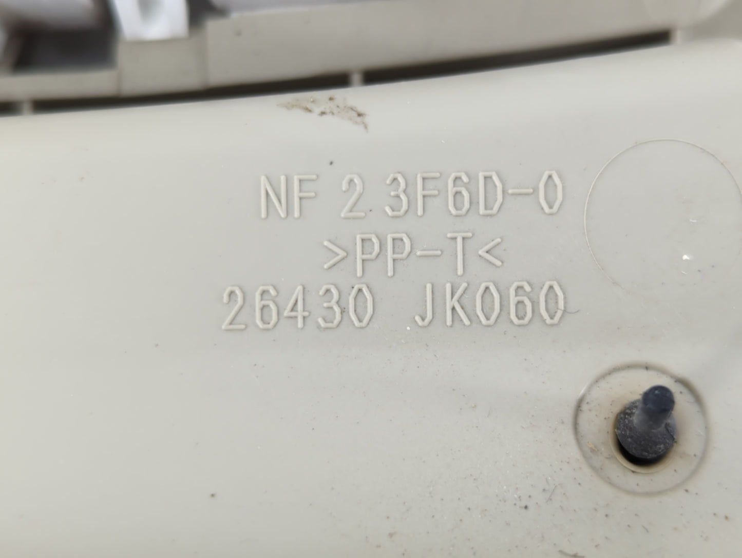 2012 Nissan Maxima Overhead Roof Console Beige - Oemusedautoparts1.com