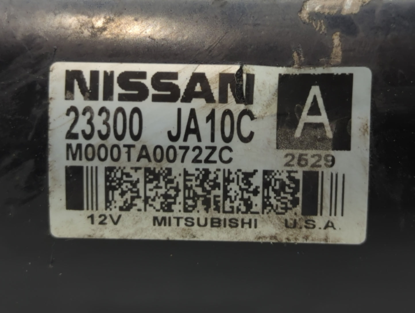 2009-2014 Nissan Maxima Car Starter Motor Solenoid OEM P/N:M000TA0072ZC 23300 JA10C Fits OEM Used Auto Parts - Oemusedautopa